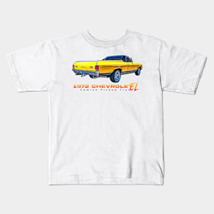 1972 Chevrolet El Camino Pickup Truck Kids T-Shirt